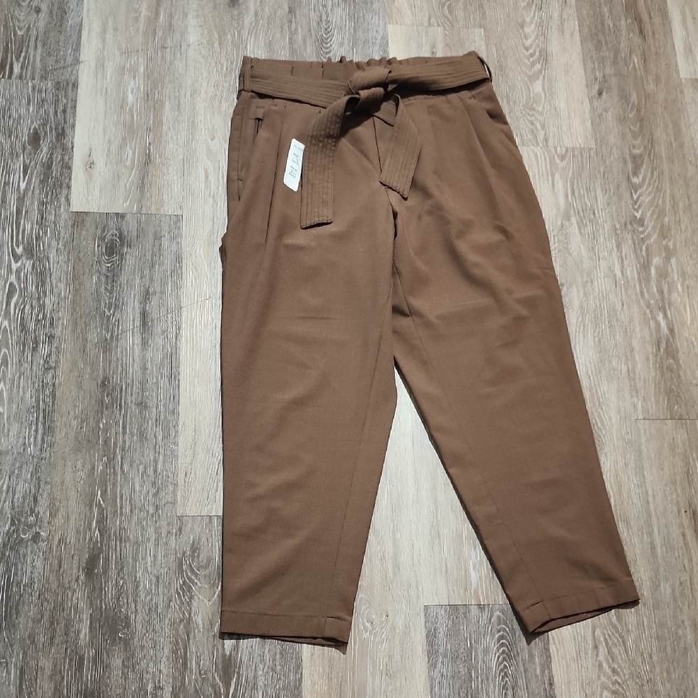 Athleta Brown Straight Leg Pants